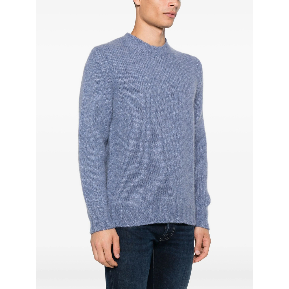 Ribbed Crew-Neck Sweater