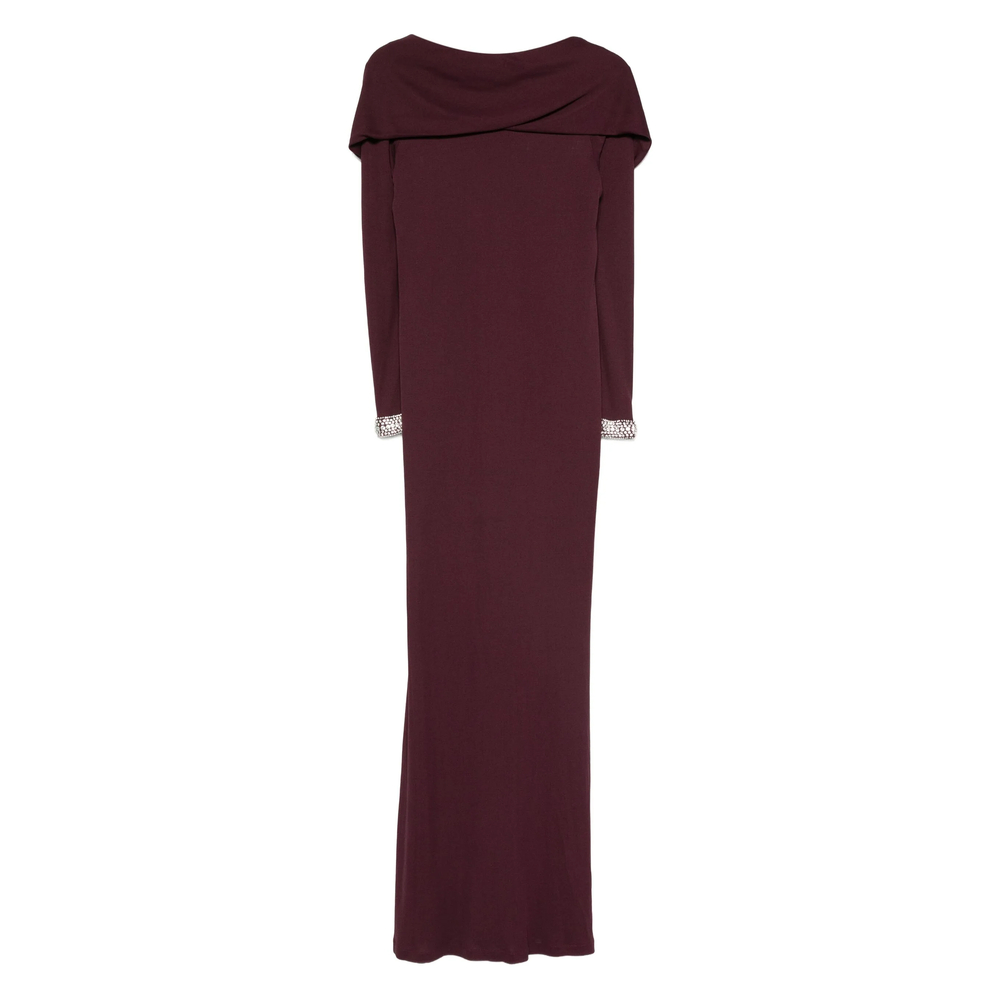 Stephane Rolland Embellished-cuffs Maxi Dress