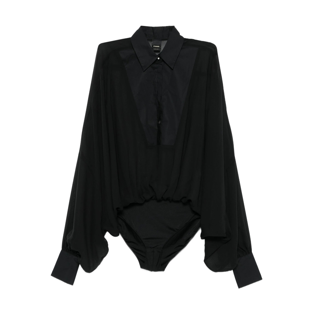 Pinko Button-down Long-sleeve Bodysuit