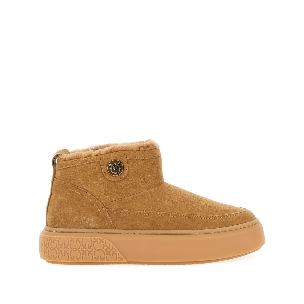 Pinko Suede Platform Boots