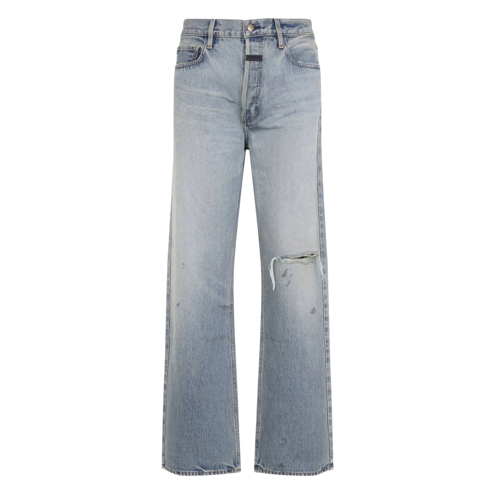 Fear Of God Distressed Cotton Jeans