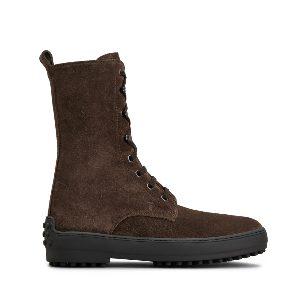 Tod's Winter Gommino Suede Ankle Boots