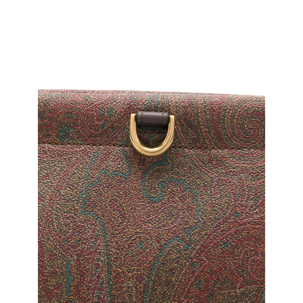 Paisley-Pattern Shoulder Bag