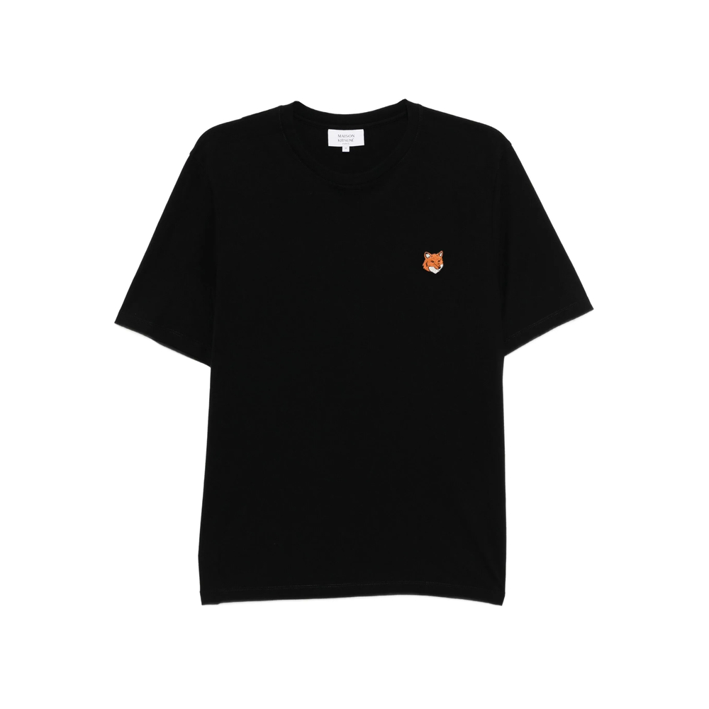 Maison Kitsuné Embroidered-logo Patch T-shirt