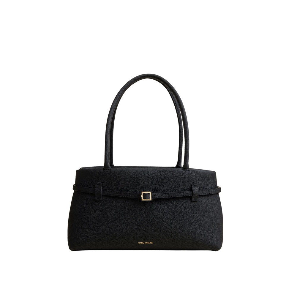 Manu Atelier Buckle-strap Tubular-handles Tote Bag