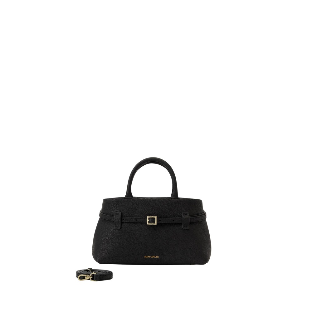 Manu Atelier Le Cambon Buckle-strap Leather Tote Bag