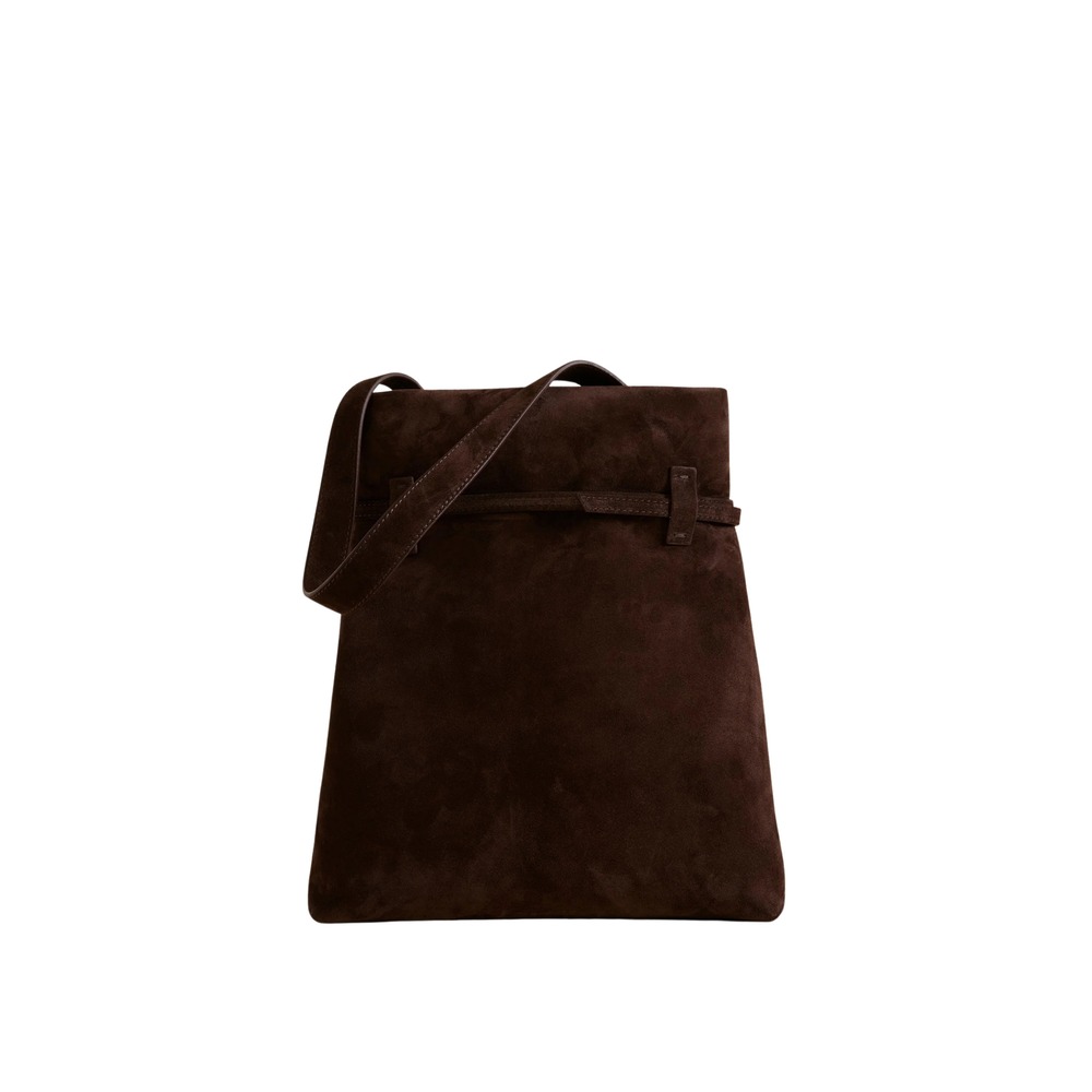 Tote Du Jour Suede Buckle-Fastening Tote Bag