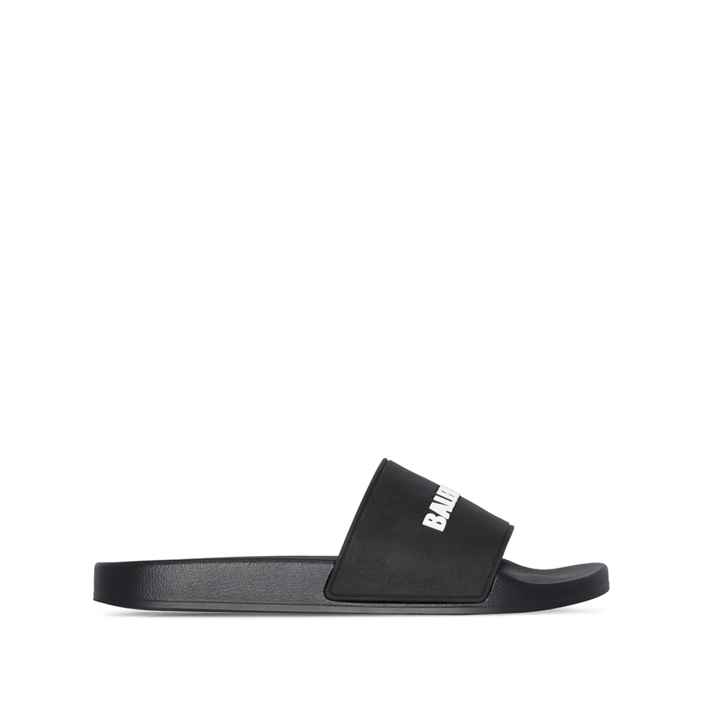 Balenciaga Pool Logo-print Slides