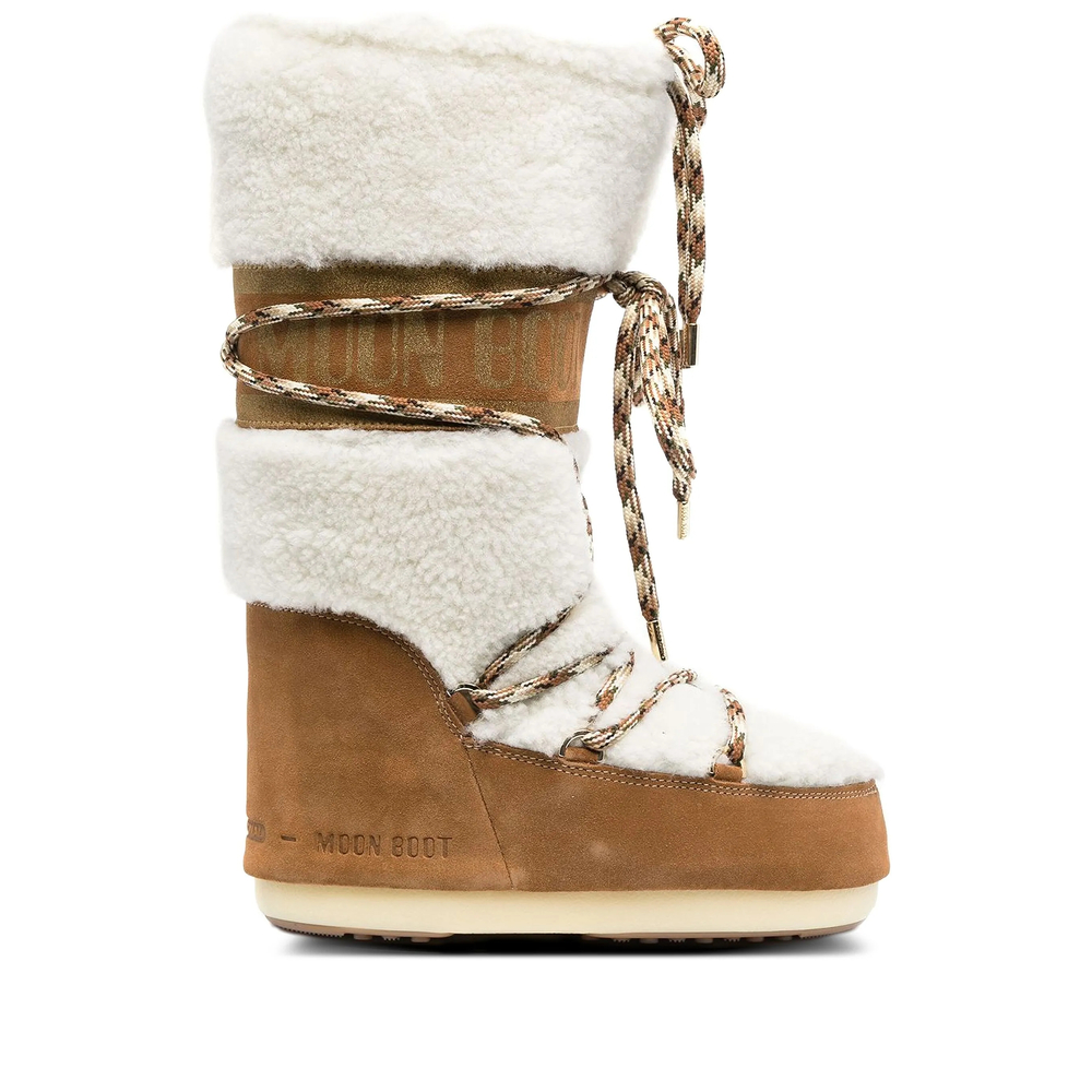Moon Boot Lab69 Icon Shearling-panelled Lace-up Boots