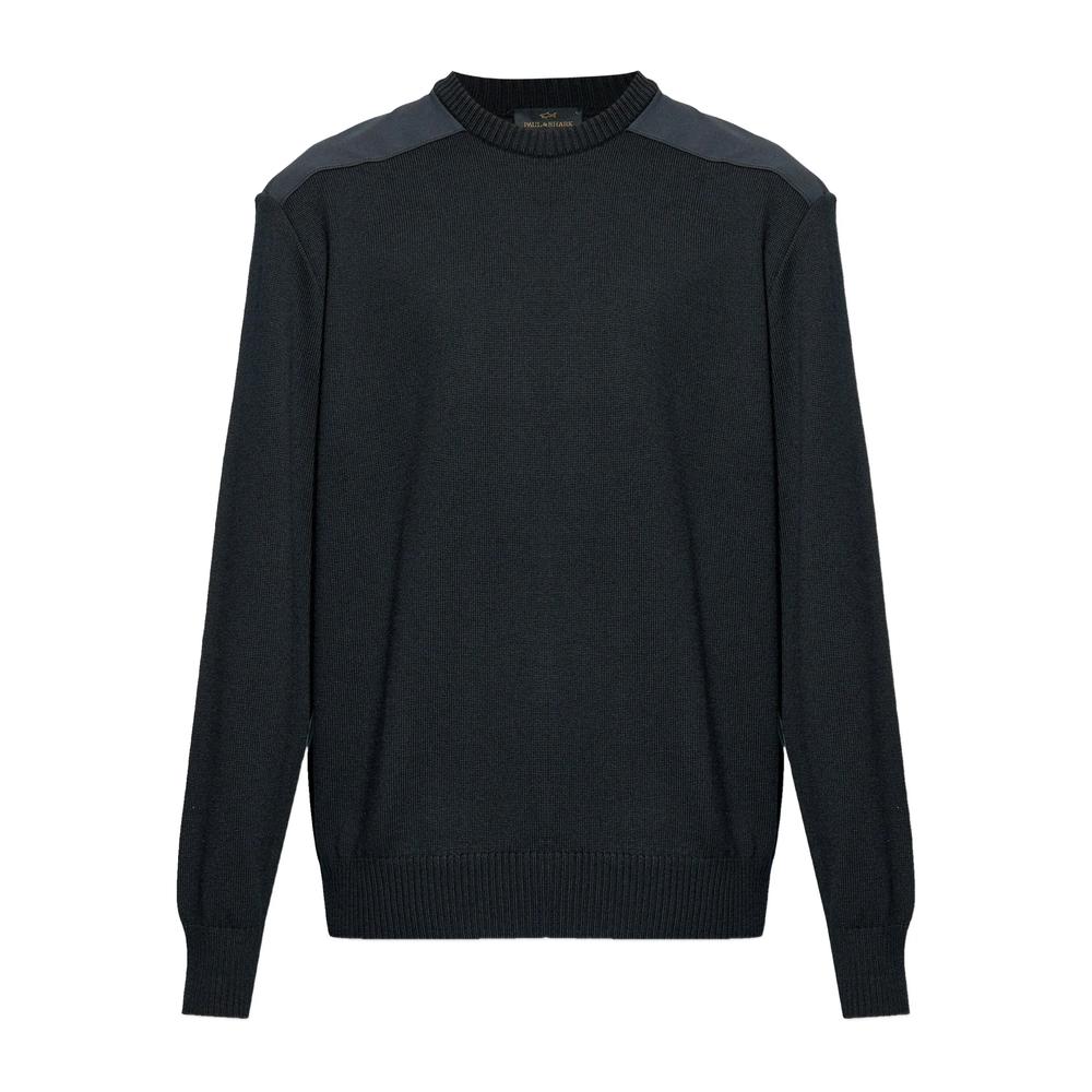 Paul & Shark Wool Shoulder-patch Sweater