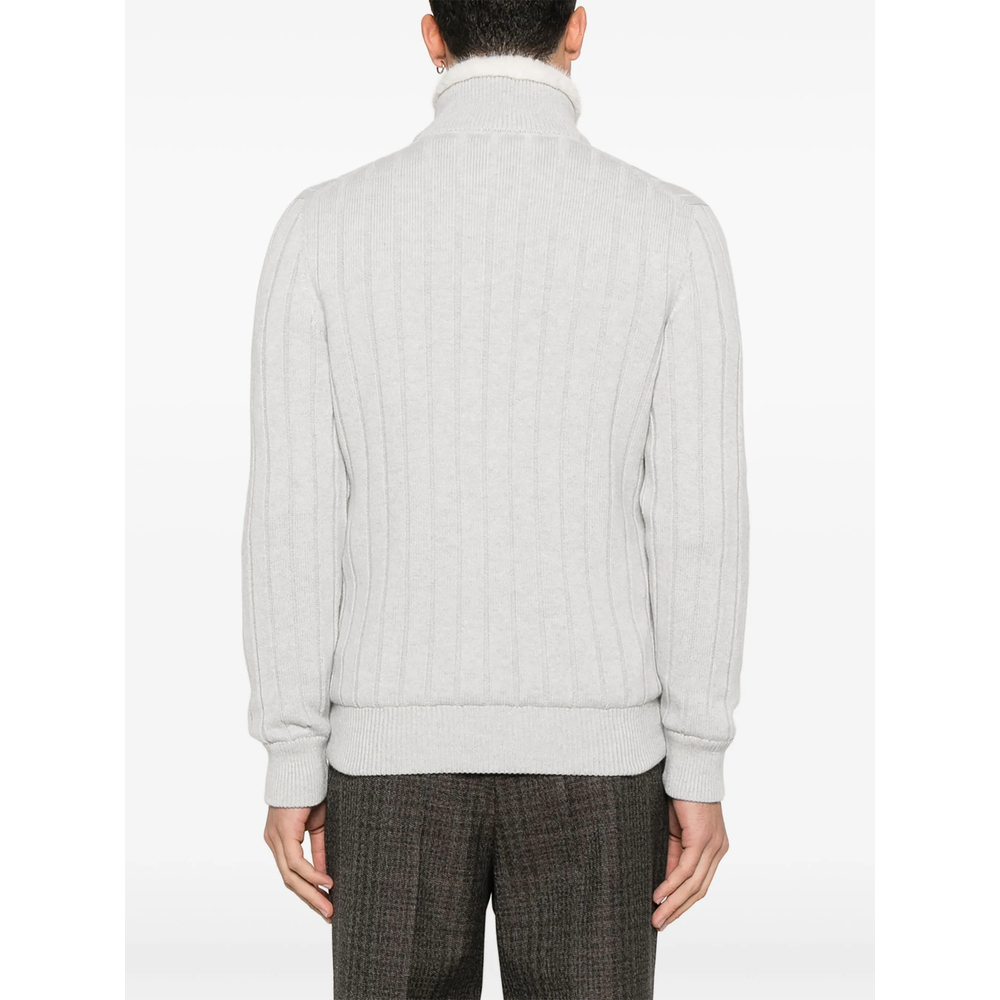 Ribbed Zip Cardigan