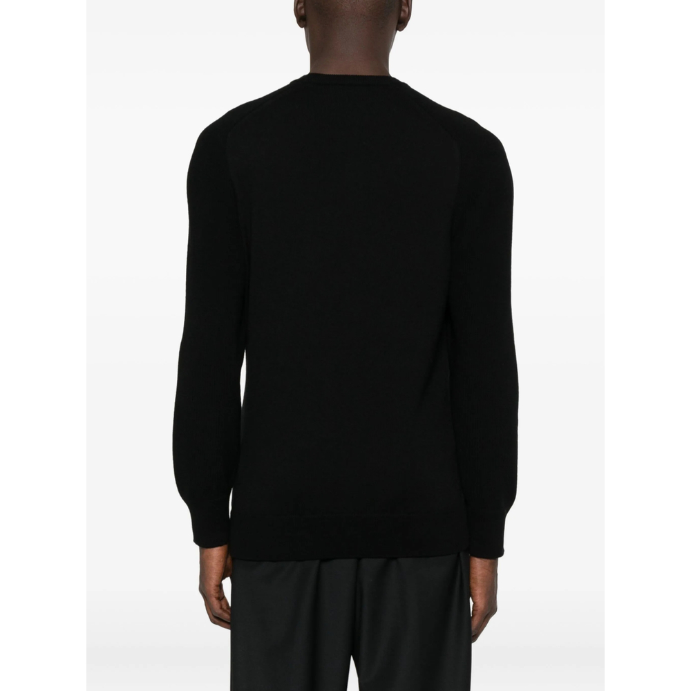 Ribbed Crew-Neck Sweater