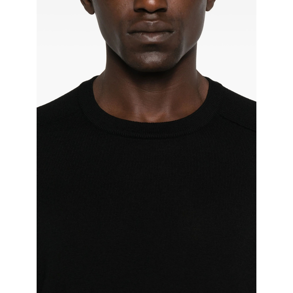 Ribbed Crew-Neck Sweater