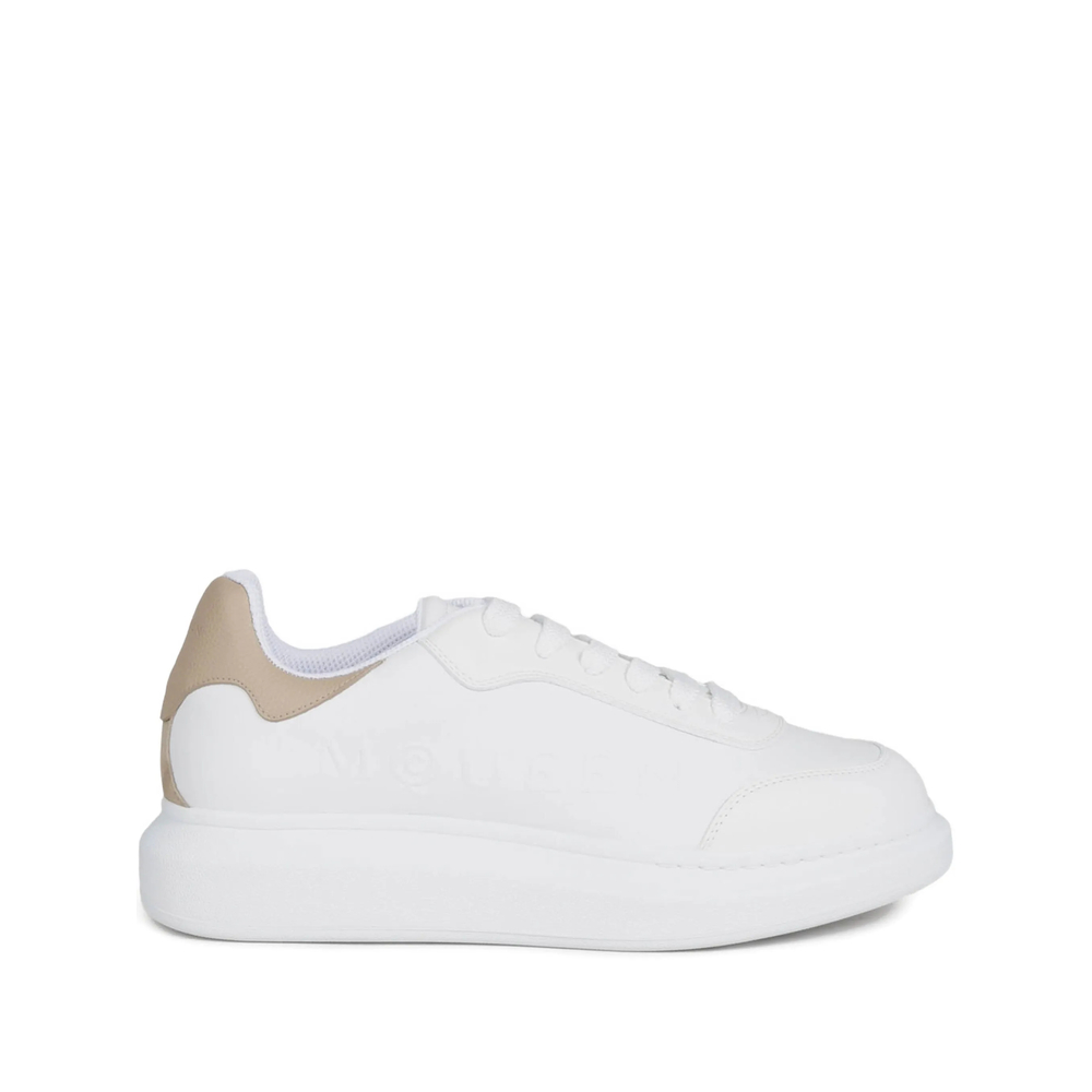 Alexander Mcqueen Oversized Logo-embossed Leather Sneakers