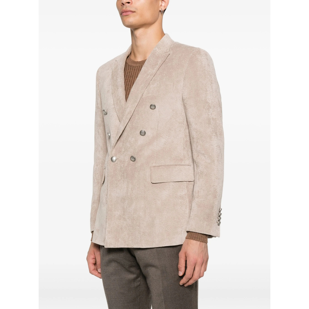 Double-Breasted Corduroy Jacket