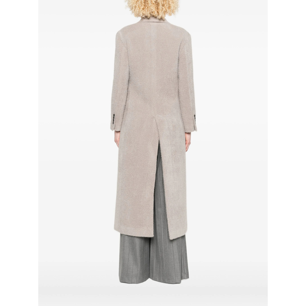 Double-Breasted Buttoned Coat