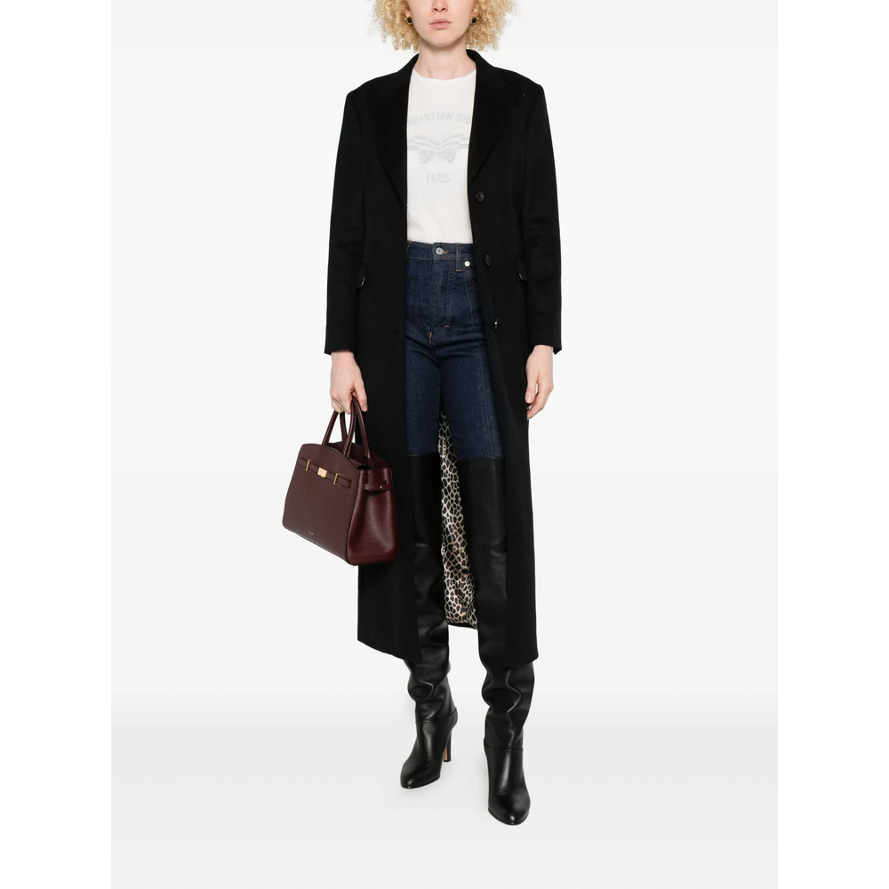 Leopard-Print Lined Coat