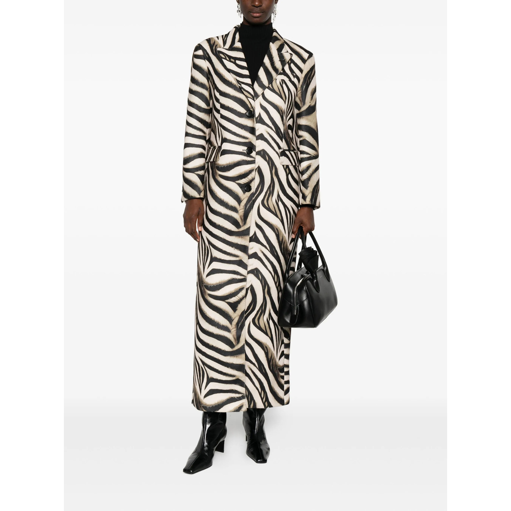 Zebra-Print Coat
