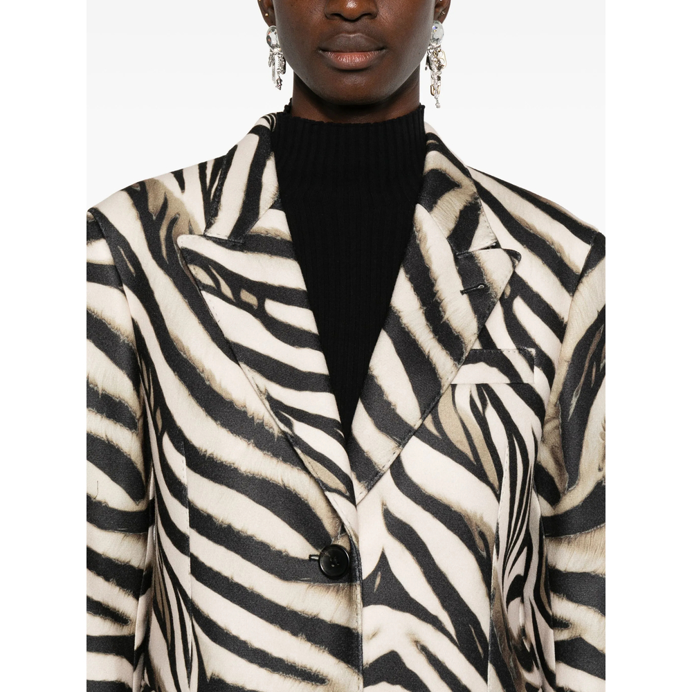 Zebra-Print Coat