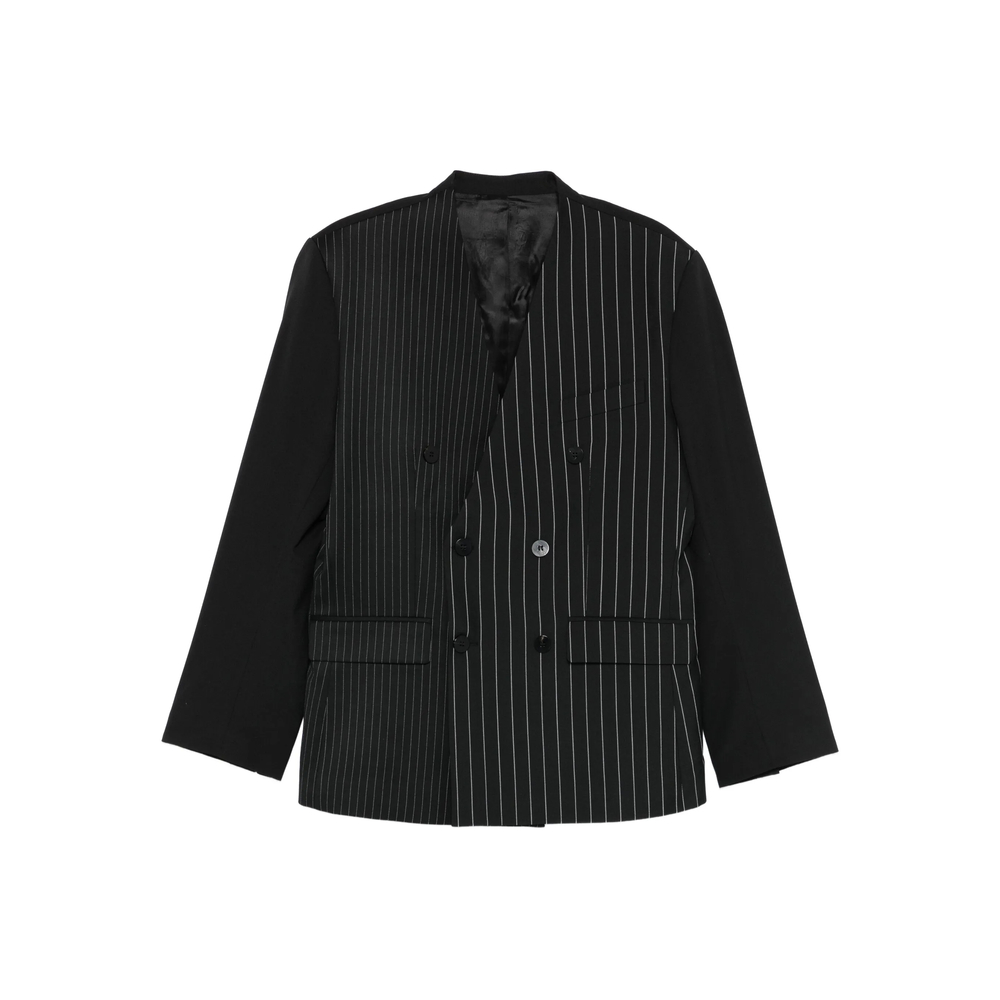Ernest W. Baker Pinstripe Double-breasted Blazer