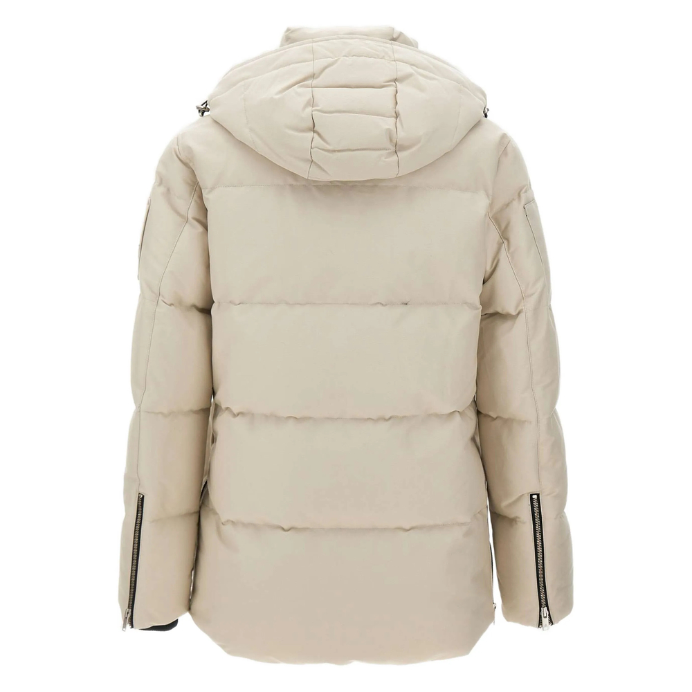 Removable-Hood Quilted Coat