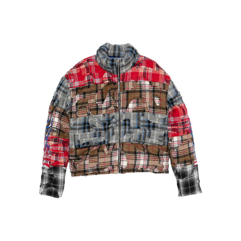 Ruin Patchwork-Design Jacket