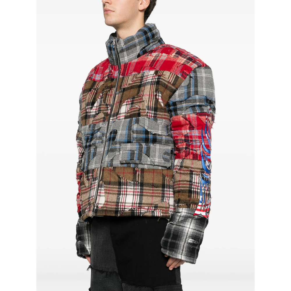 Ruin Patchwork-Design Jacket