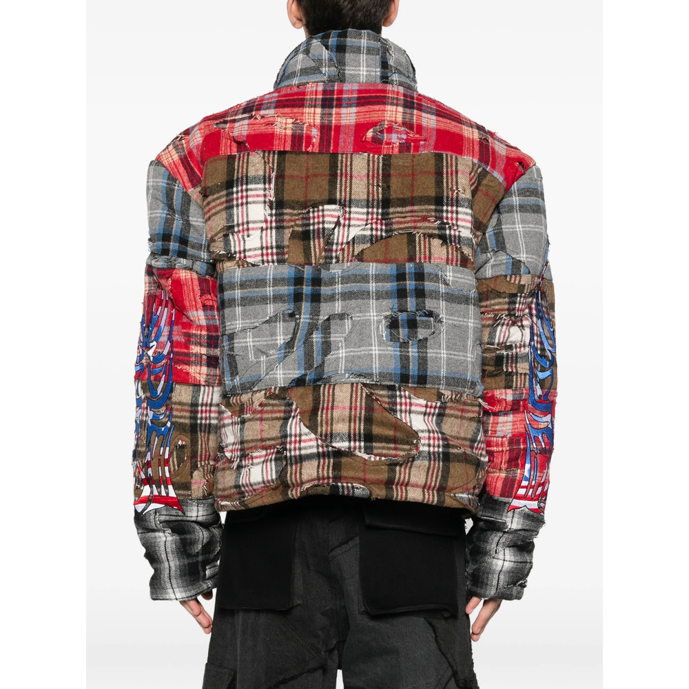 Ruin Patchwork-Design Jacket