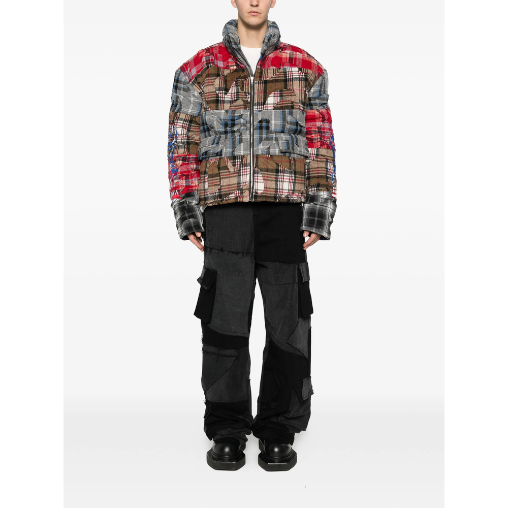 Ruin Patchwork-Design Jacket
