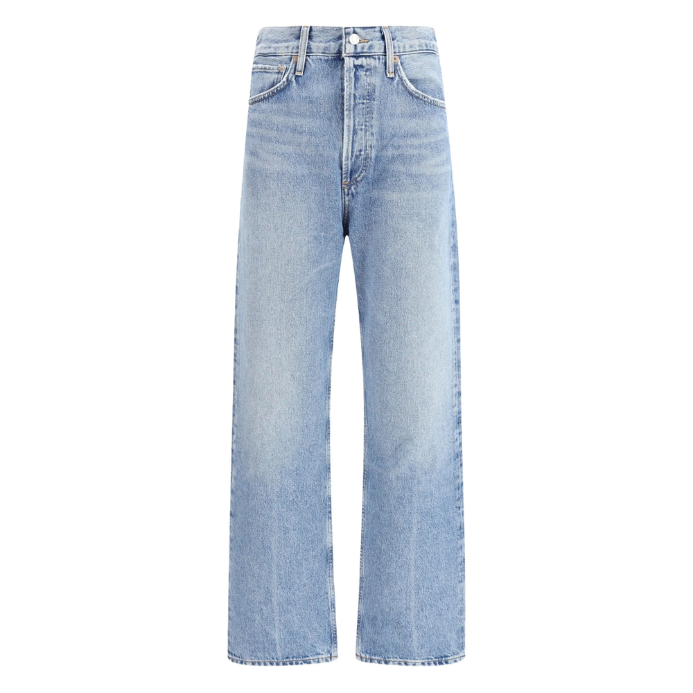 Agolde 버튼 플라이 데님 팬츠