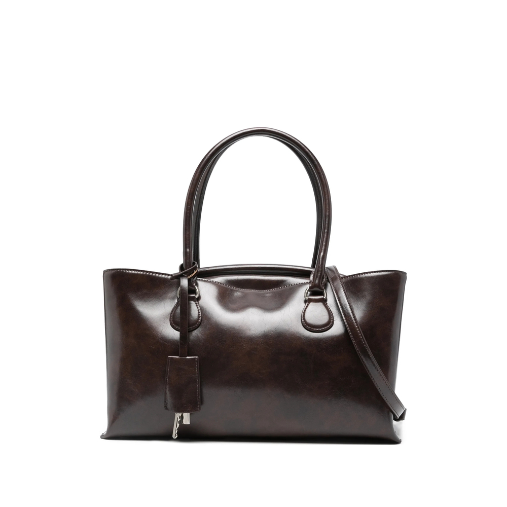 Osoi Top Handle Tote Bag In Brown