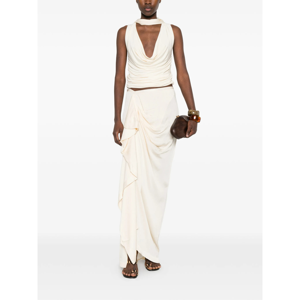Draped Long Skirt