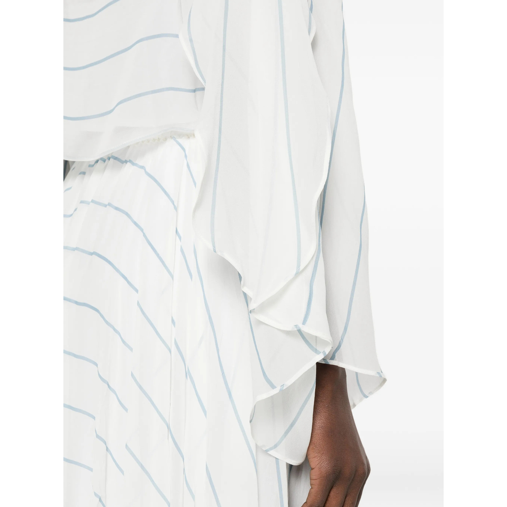 Striped Ruffled Top