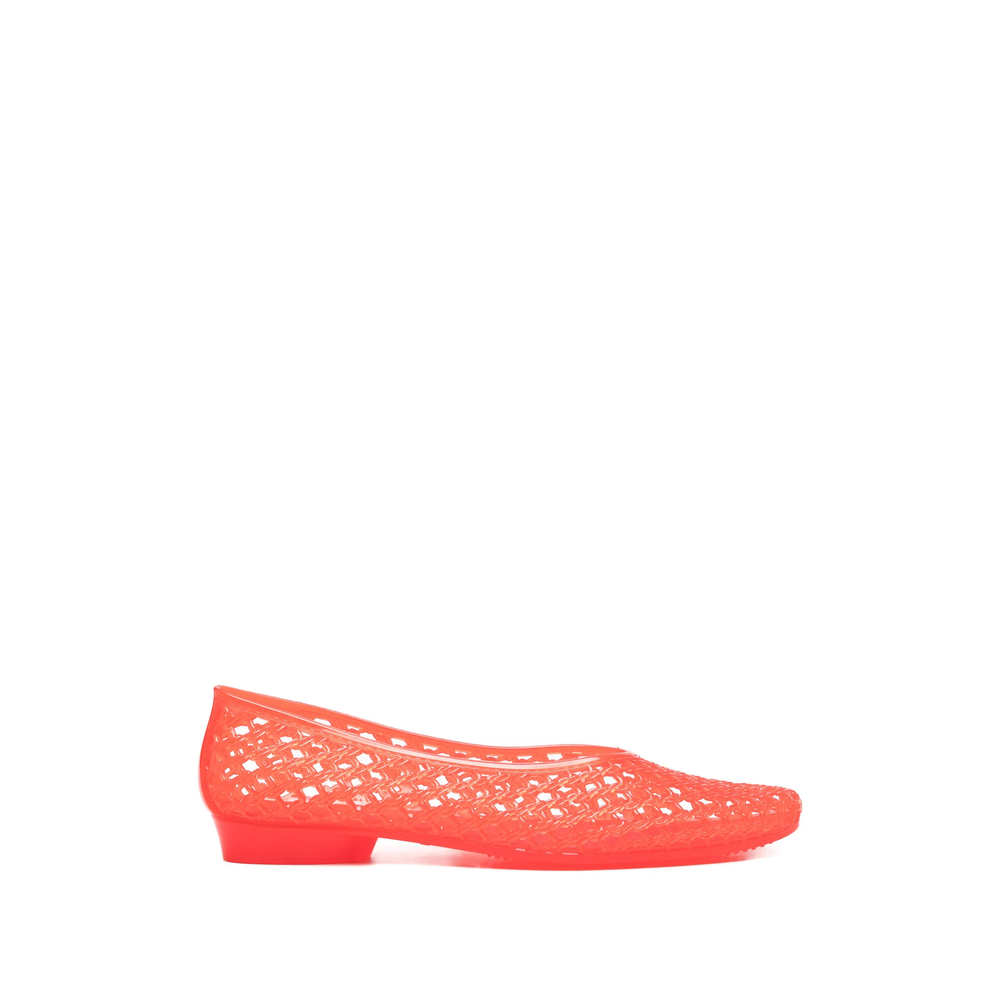 Heavenly Jelly Lattice Ballet Flats