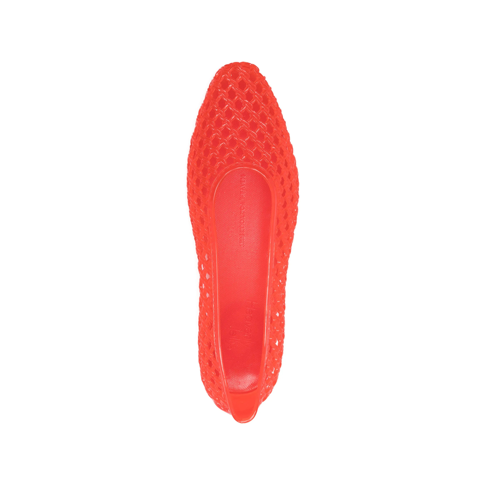Lattice Ballet Flats
