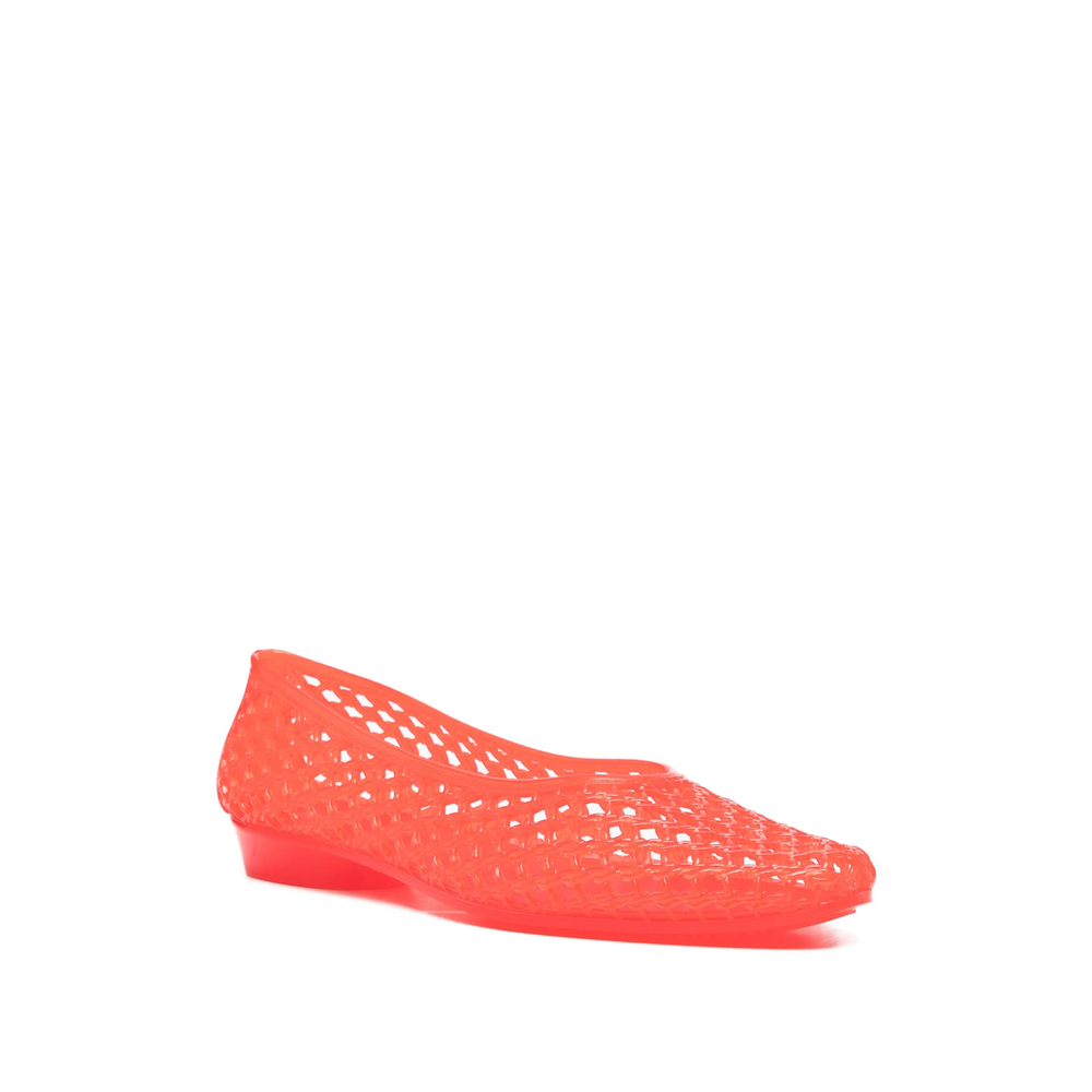 Lattice Ballet Flats