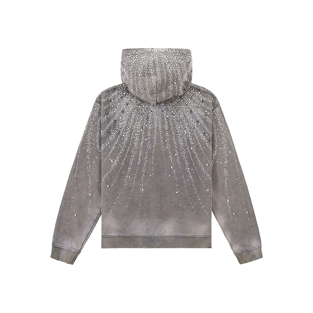 Crystal-Embellished Hoodie