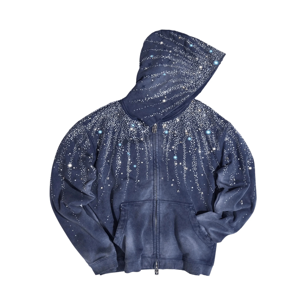 Steller Diamond Crystal-Embellished Hoodie
