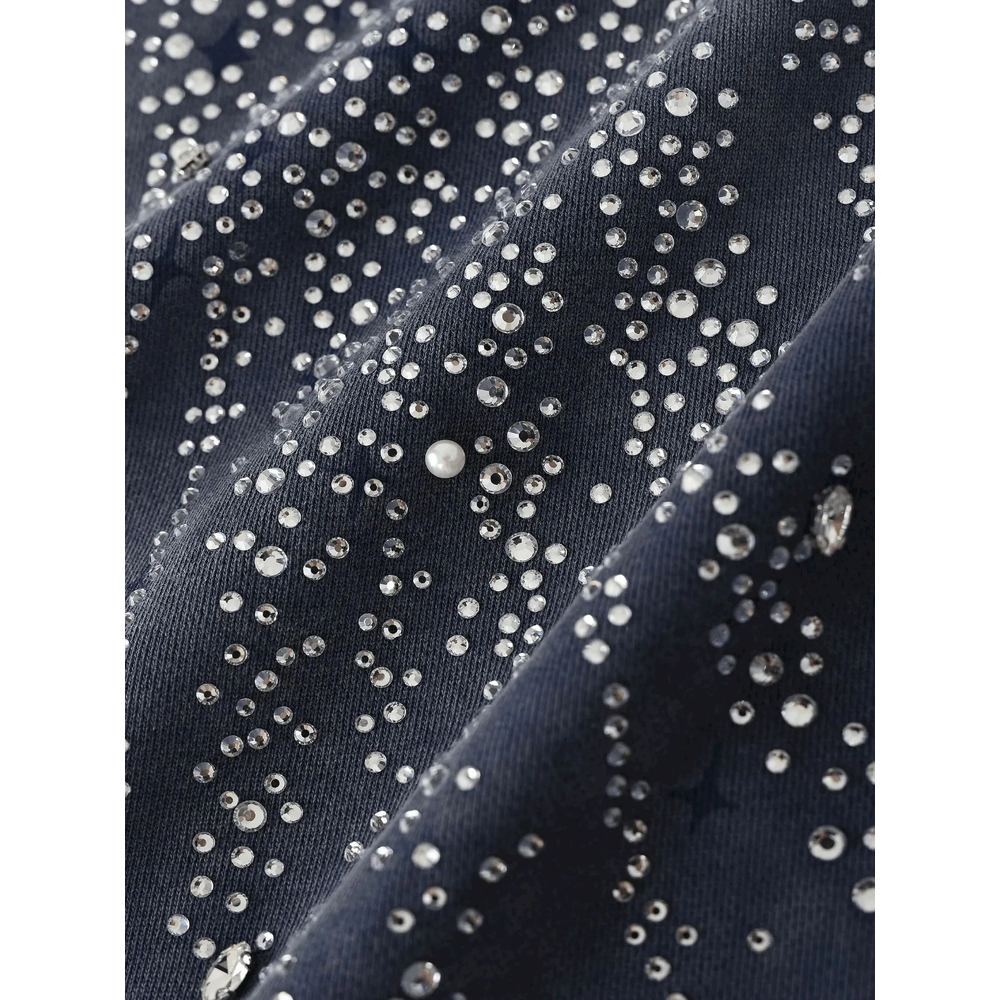 Steller Diamond Crystal-Embellished Hoodie