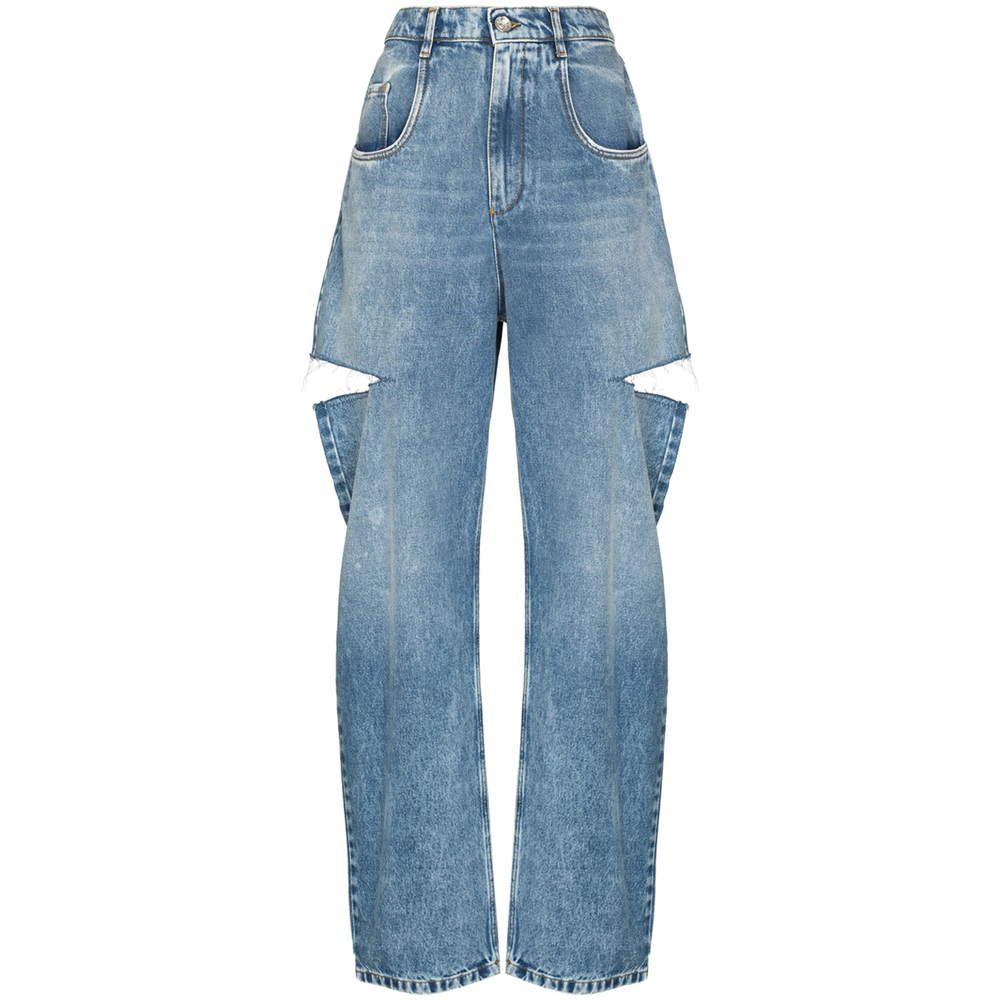 Maison Margiela Distressed Straight-leg Jeans