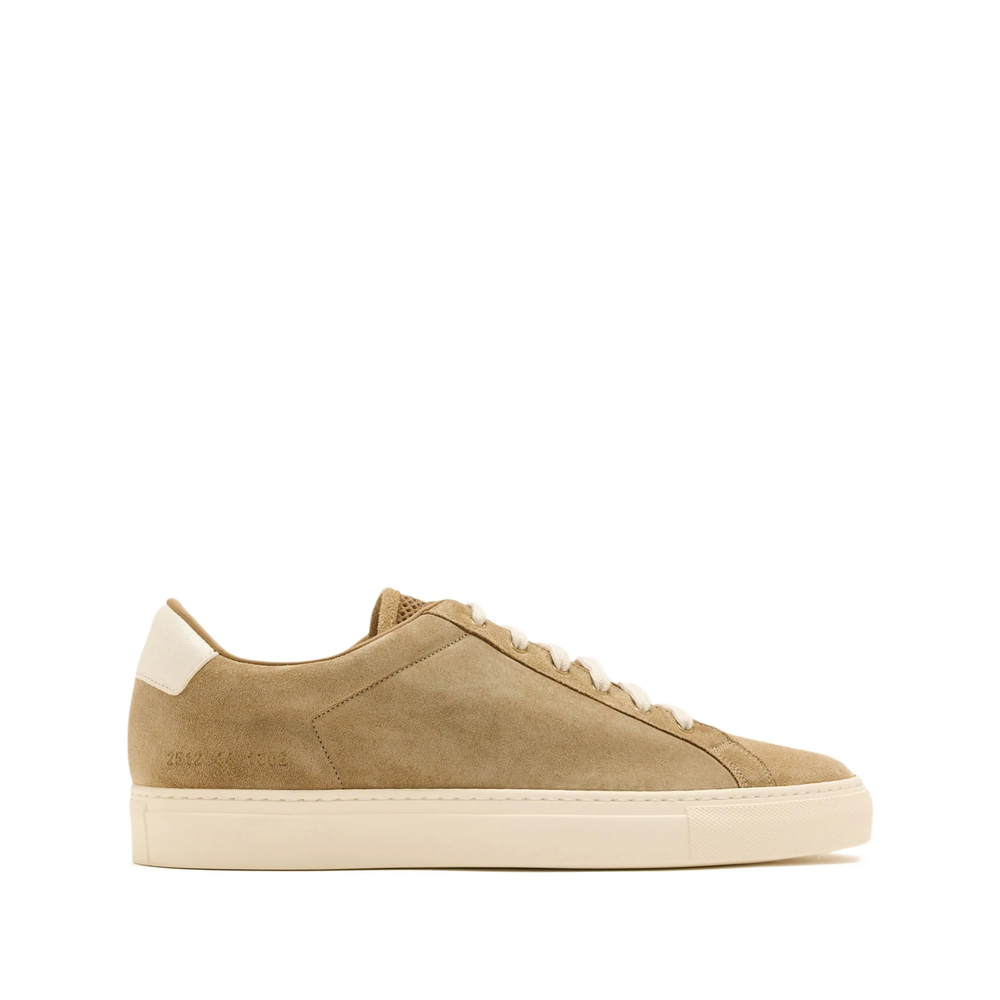 Common Project Suede Panelled Sneakers In Neutral