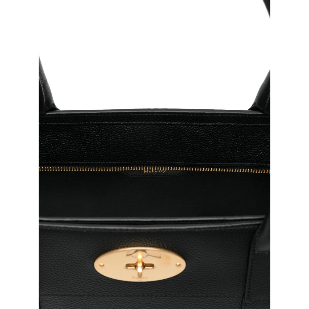 Bayswater 9 To 5 Bag In Black Small Classic Grain