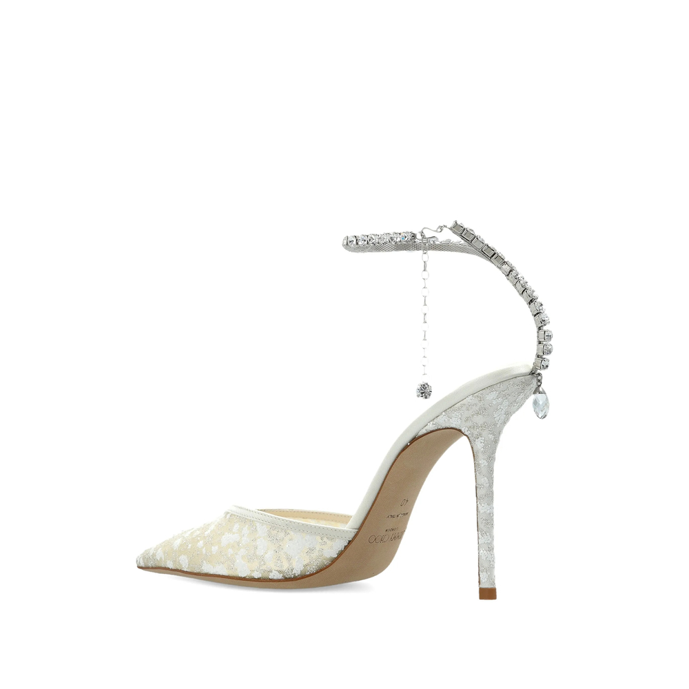 Saeda Crystal-Embellished Pumps