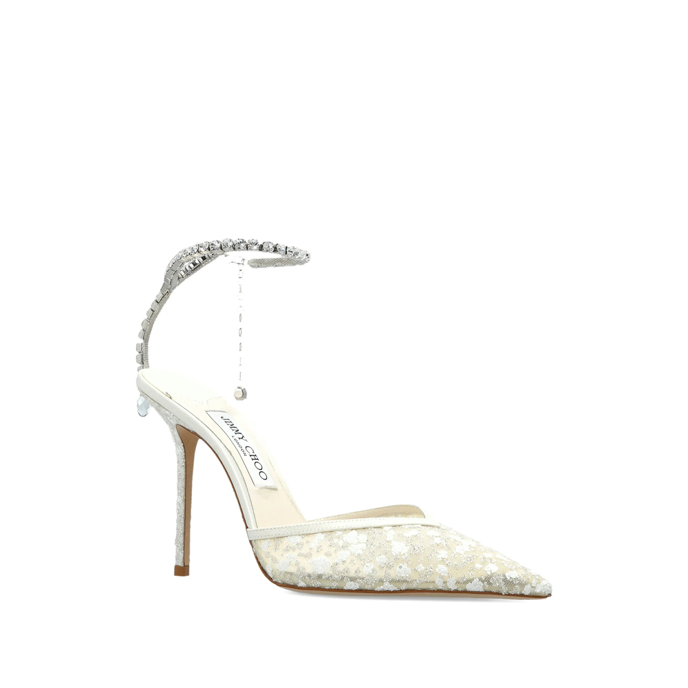 Saeda Crystal-Embellished Pumps