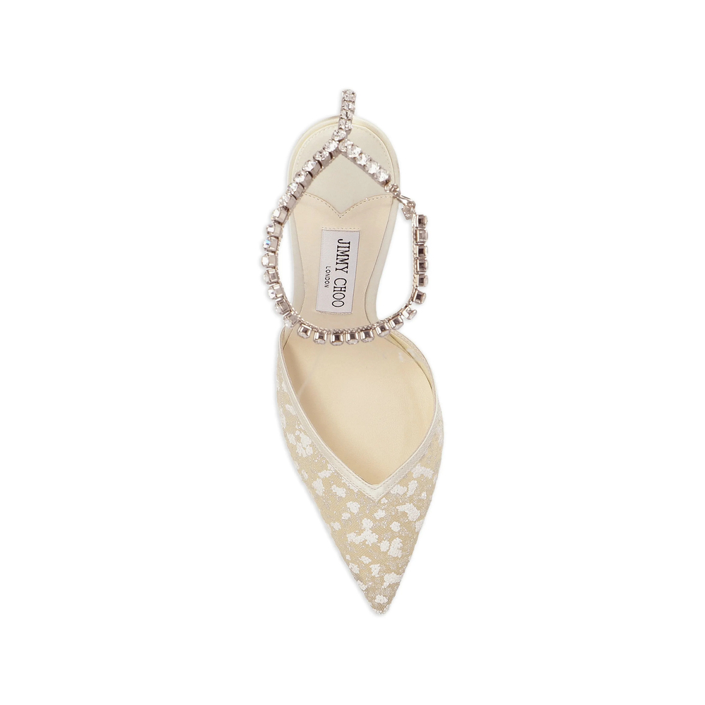 Saeda Crystal-Embellished Pumps