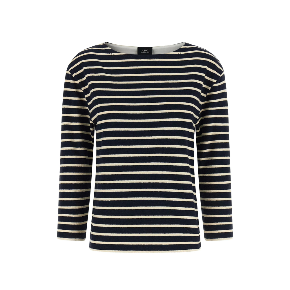 A. p.c. Striped Round-neck Knitwear