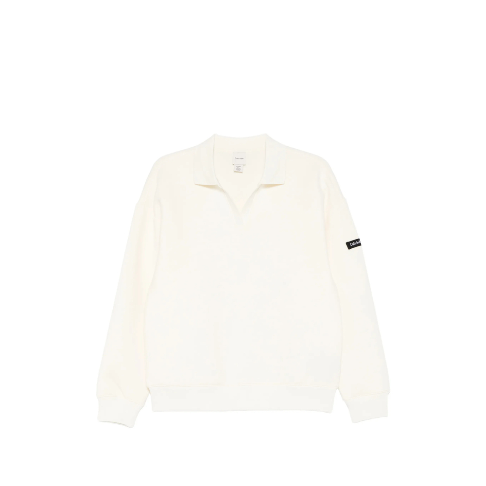 Calvin Klein Collar Long-sleeve Top