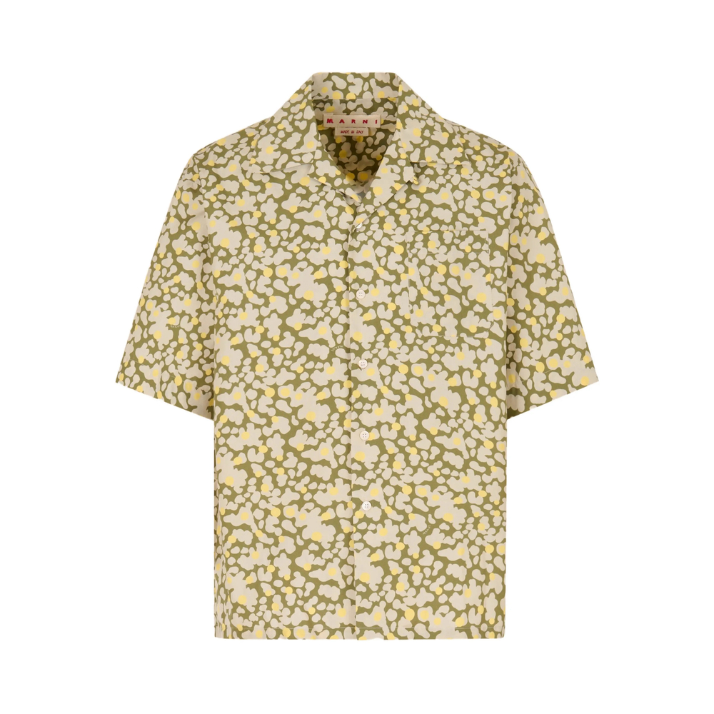 Marni Short-sleeve Abstract-print Shirt
