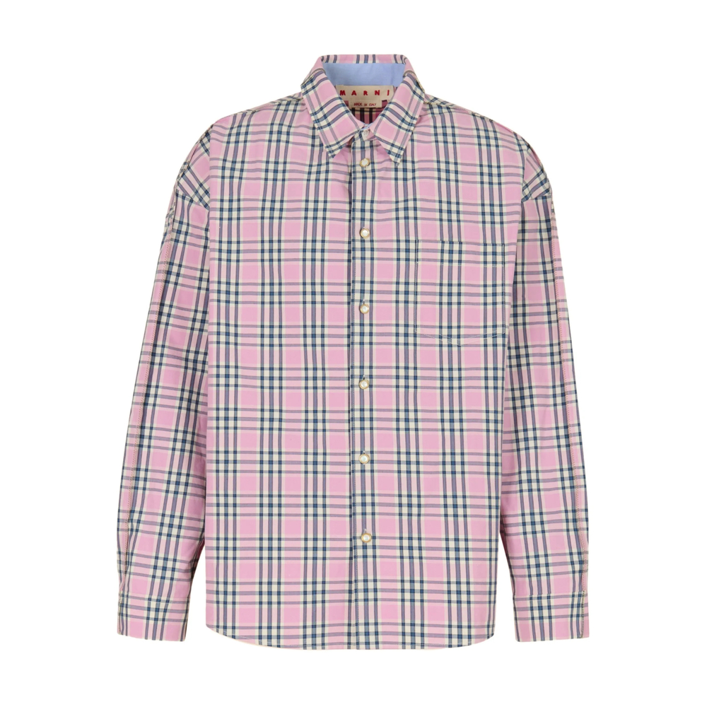 Marni Checked-pattern Long-sleeve Shirt