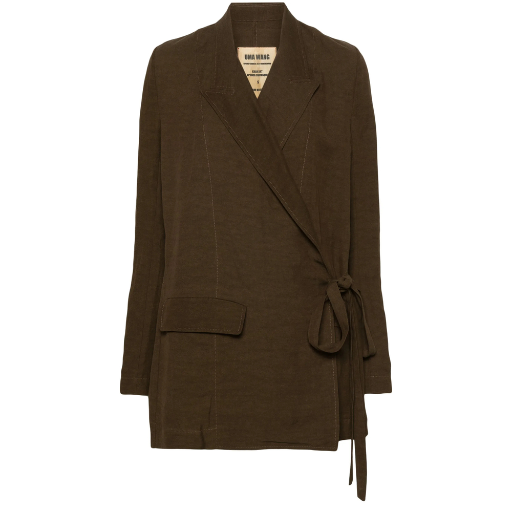 Uma Wang Khloe Wrap-around Blazer